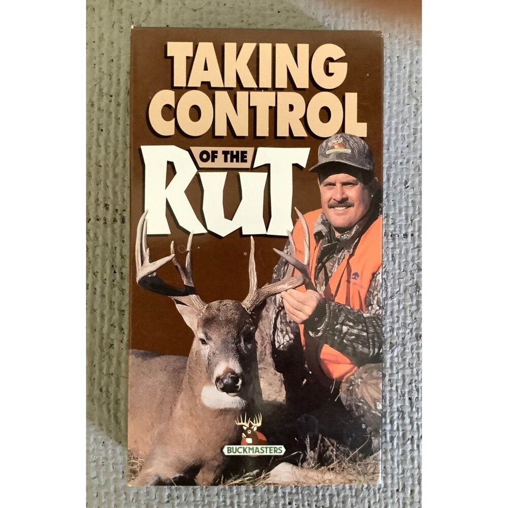 Rare Vtg VHS Deer Hunting Videos Taking Control of the Rut Buckmasters